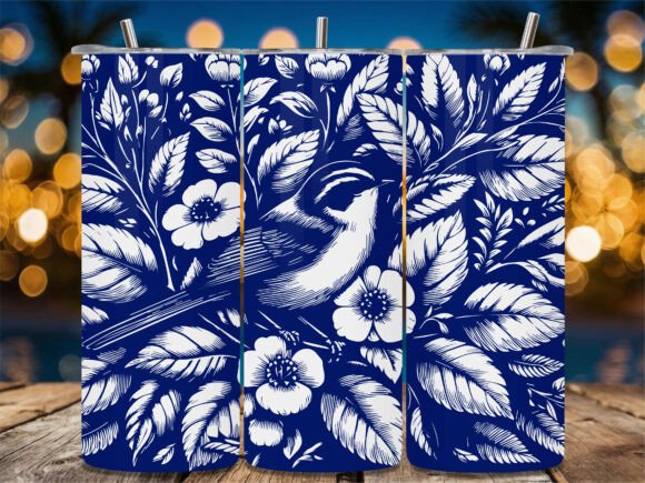 Bird Spring Flower Garden Tumbler: Graphics & Crafts Review