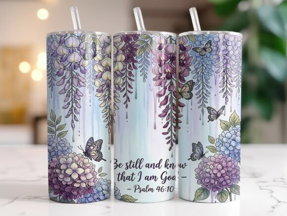 Christian Faith Scripture Tumbler Wrap Graphics and Wraps