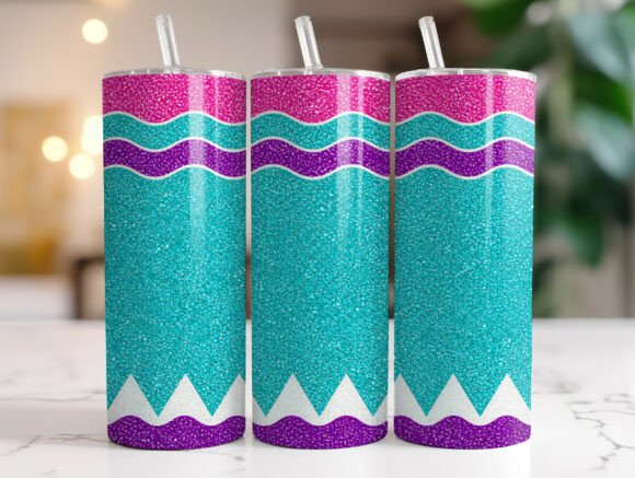 Designer Review: Glitter Teacher Pencil Tumbler Wrap