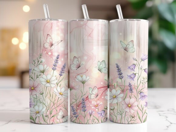 Pastel Wildflower Floral Tumbler Wrap: Graphics & Tumbler Wraps Reviewed