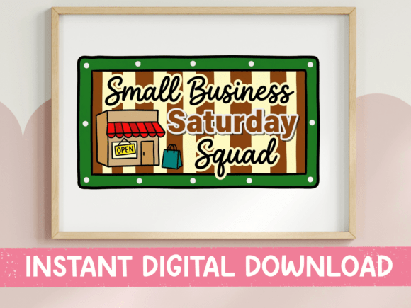 Small Business Saturday Squad SVG for T-Shirt Designs & Graphics