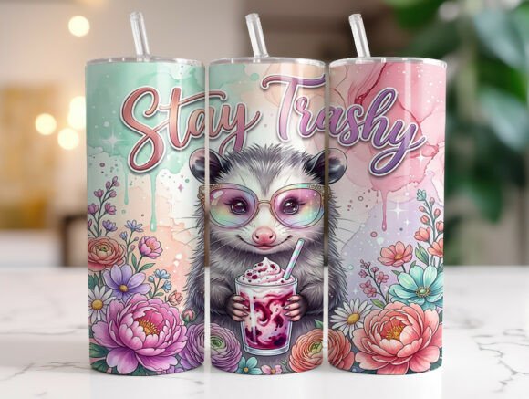 Stay Trashy Opossum 20 Oz Tumbler Wrap: A Designer’s Honest Review