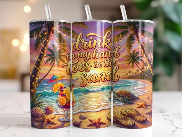Tropical Beach Quote Tumbler Sublimation Review