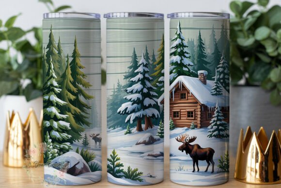 Winter Moose Cabin Tumbler Wrap: A Designer’s Real-Use Review